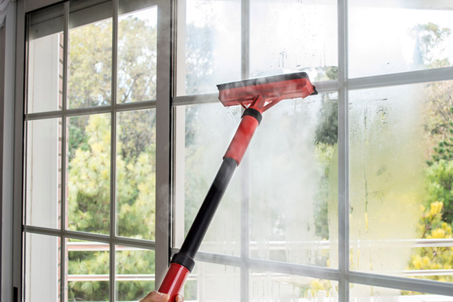 Interior window cleaning